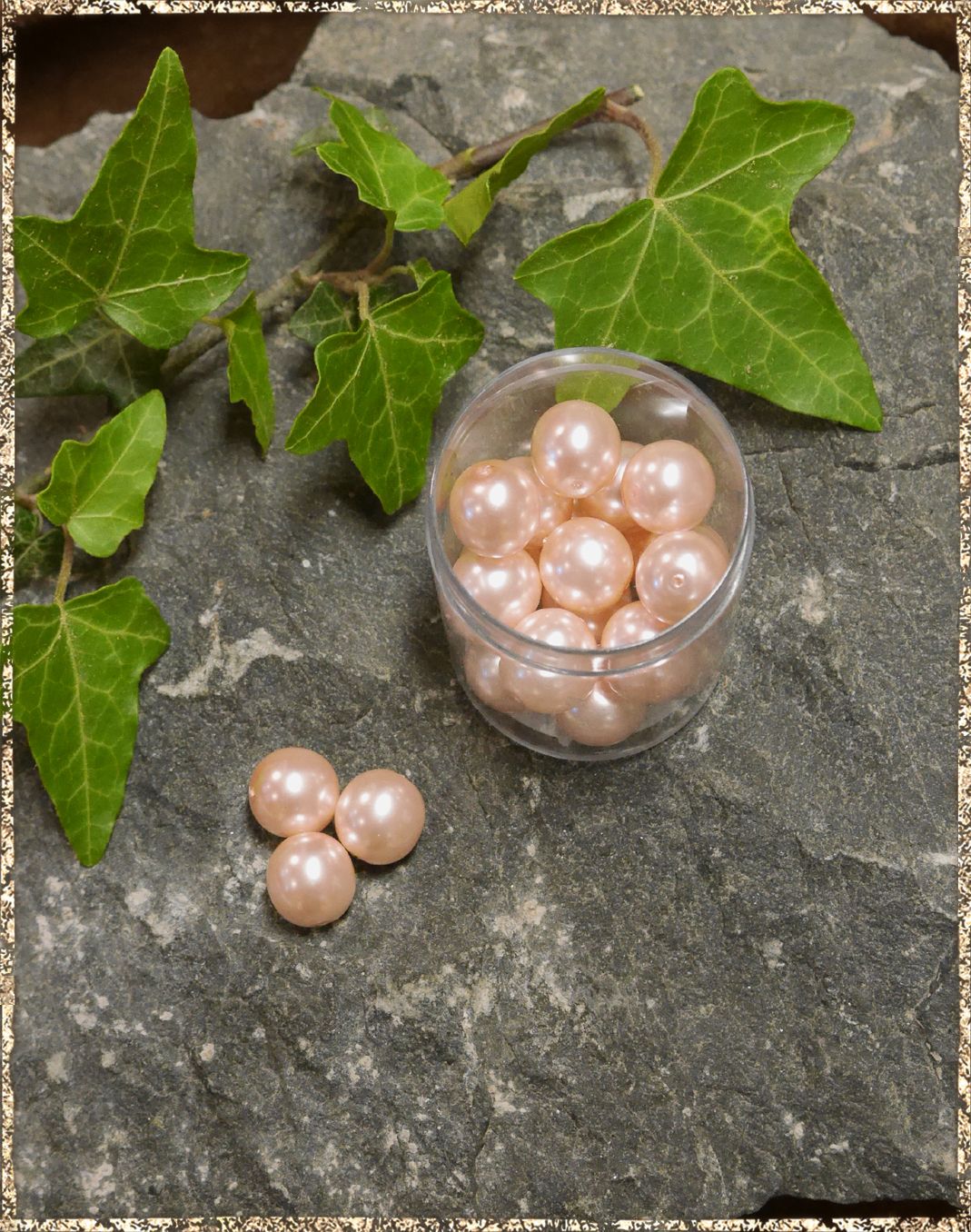 Perlen perlrosé 12 mm